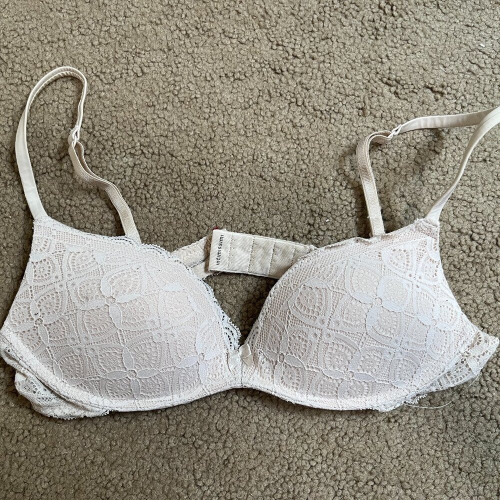 Intimissimi Nude Lace Push-Up Bra | 34B | Excellent Condition